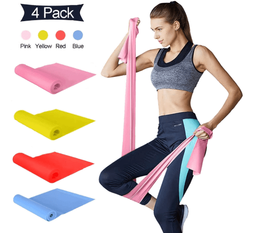Syntus 9-in-1 Yoga Set, 1 Yoga Strap with 12 Loops, 2 EVA Foam Soft  Non-Slip Yoga Blocks 9×6×4 inches,4 Resistance Bands with Instruction Book  for Yoga, Pilates…